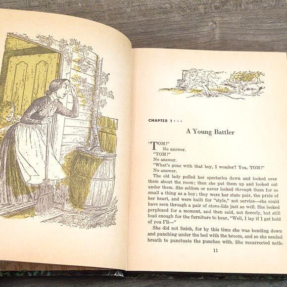 Vintage Tom Sawyer hardback 1955 classic - Picture 4 of 6